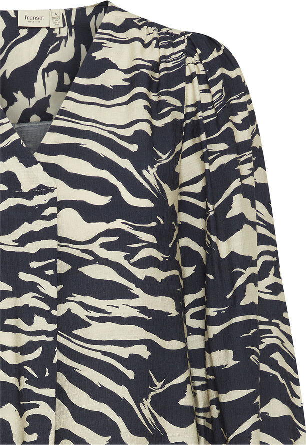 Fransa FRARIANA BL 4 Navy blazer aop ma24 02b