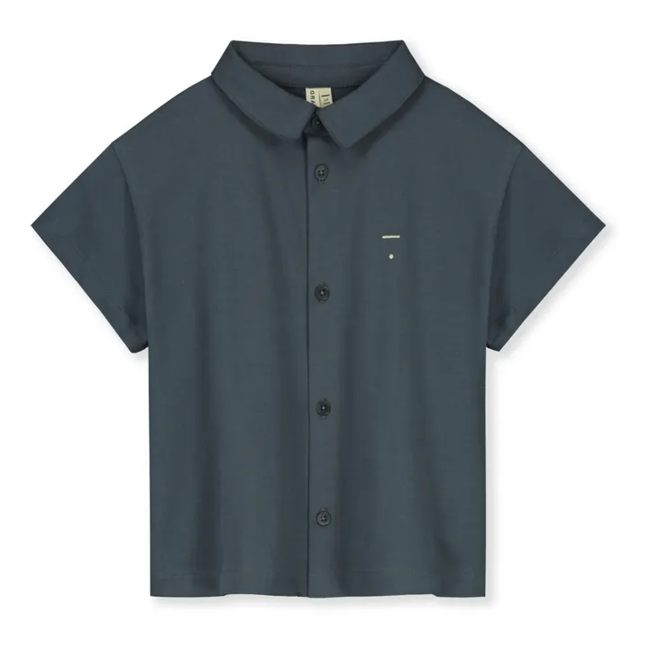 Gray Label Chemise Coton Bio | Bleu gris