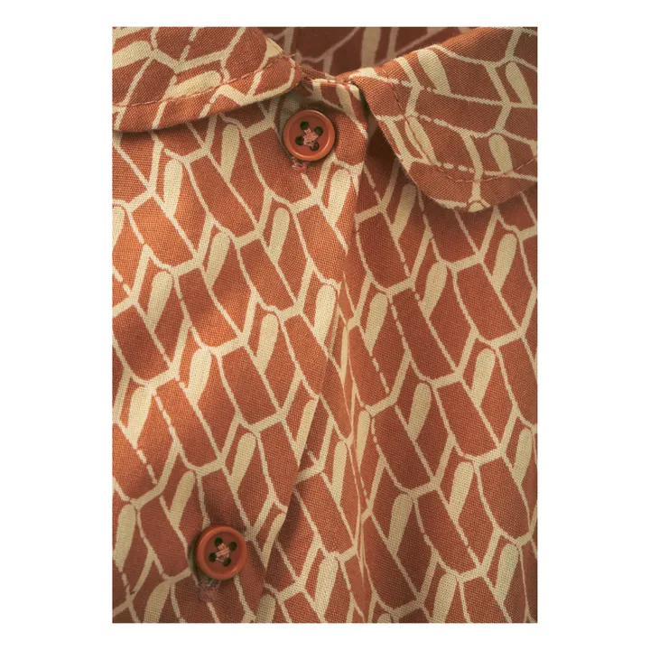 Caramel Robe en Popeline de Coton Penguin | Camel