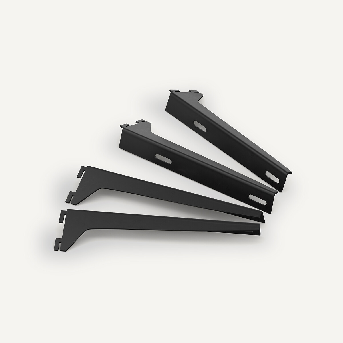 AM.PM<br>Conjunto de 4 suportes angulares para prateleiras, metal, Johanez