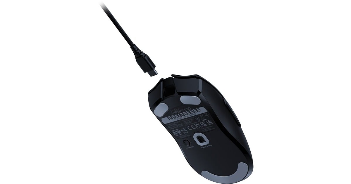 RazerViper Pro V2 gaming muis  (Zwart, 30000 dpi)