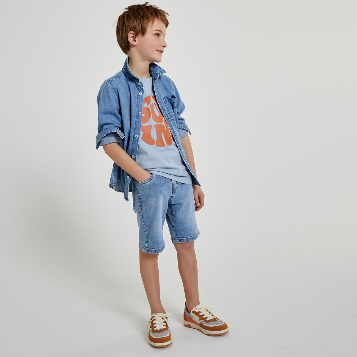 COLEÇÕES LA REDOUTE<br>Tênis bicolor com cadarços