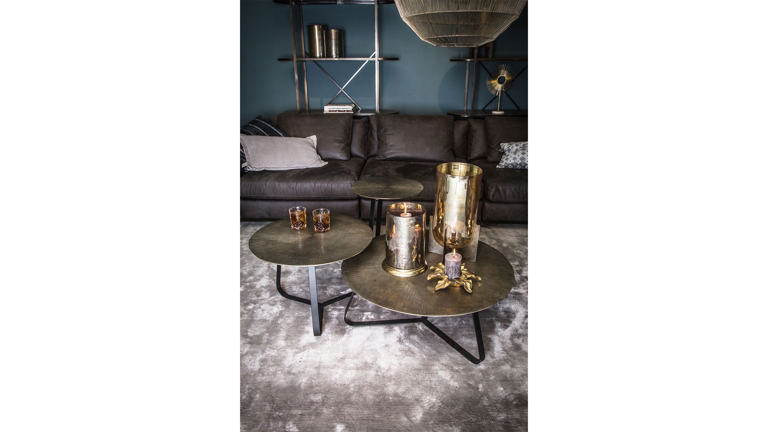 Bijzettafel Gold M 697334 Kae ⌀59  x H41 cm
