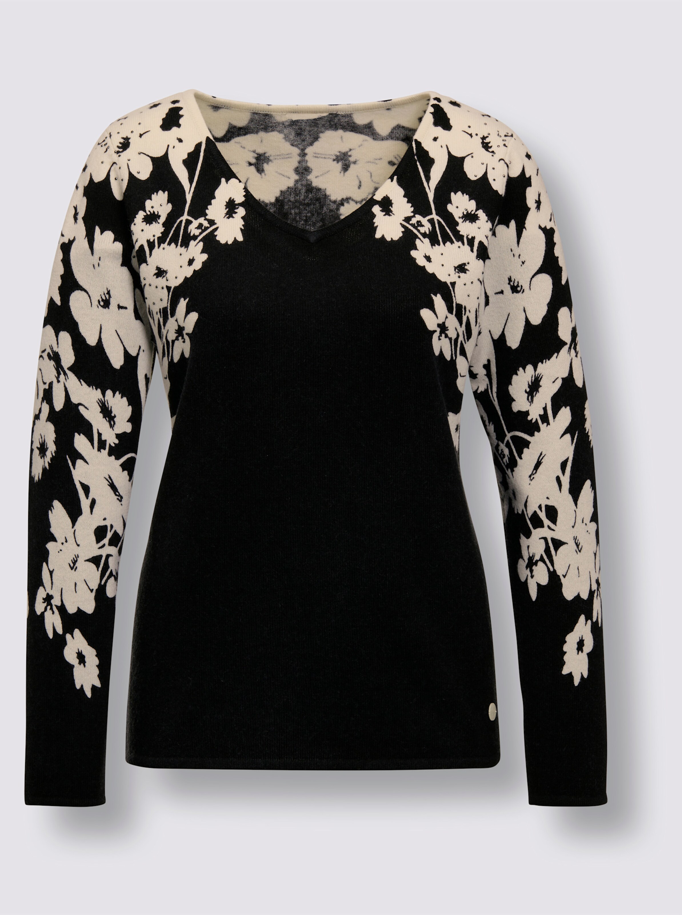 Merino-Kaschmir-Pullover