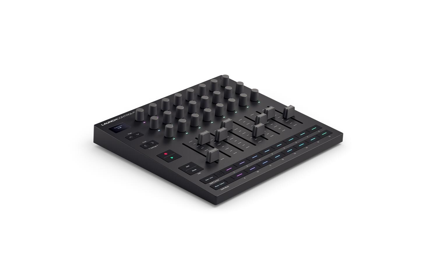 Fader-Controller Launch Control XL 3<br>Fader-Controller mit 8 Fadern, 24 Drehreglern und 16 Tasten