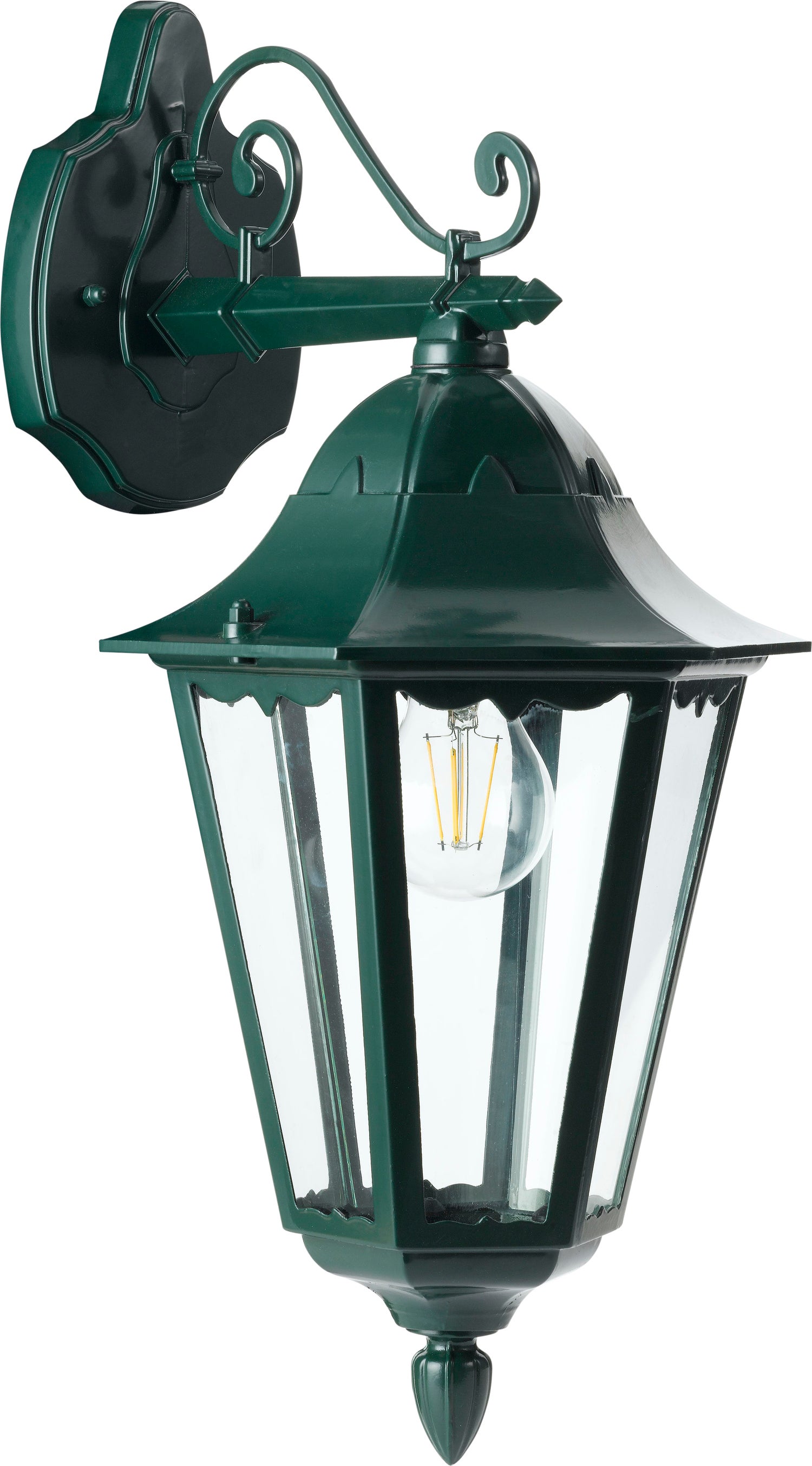 Intratuin wandlamp Ursa neerwaarts groen 28 x 20 x 51 cm