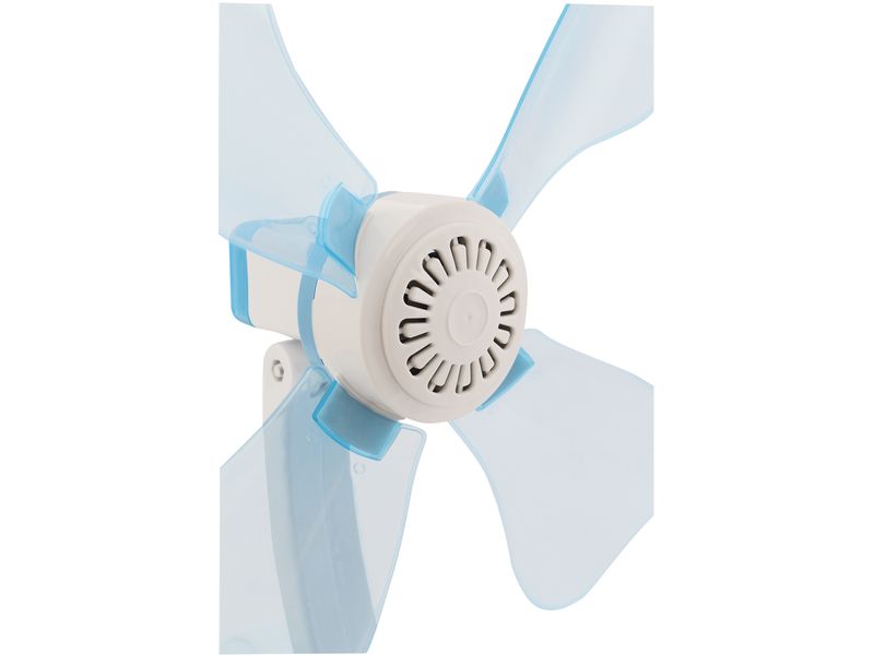 Eurotrail Klammer-Ventilator 12 V Hellblau/Weiss Faltbarer Ventilator