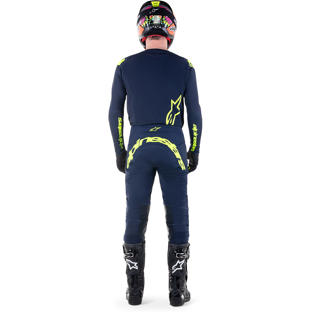 Alpinestars - Pantalon Supertech Bruin Navy / Jaune fluo