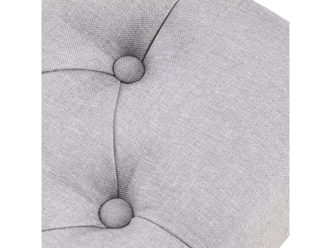 Banquette - Tissu - Gris - Amun