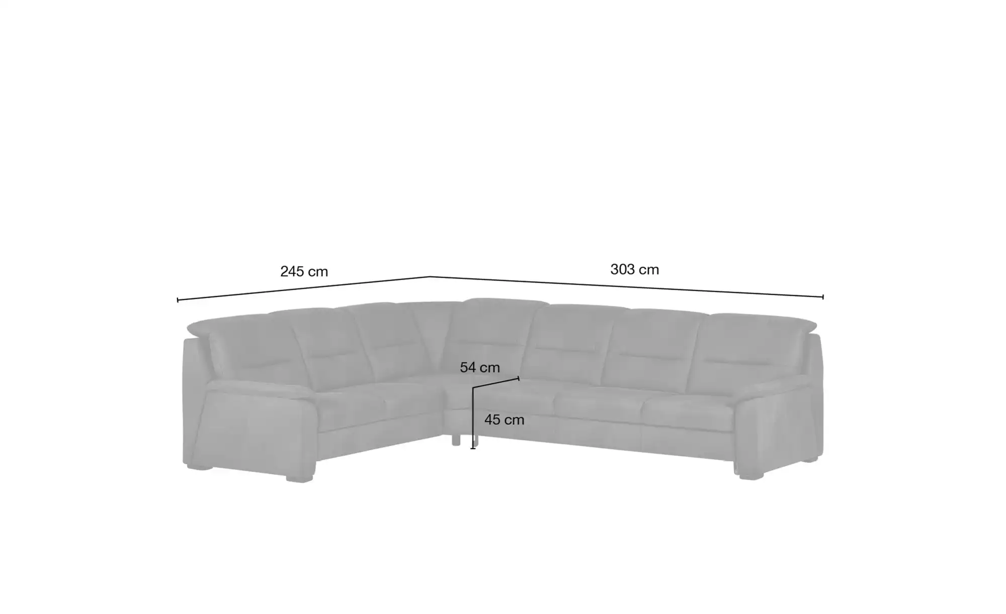 meinSofa Ecksofa Vera
