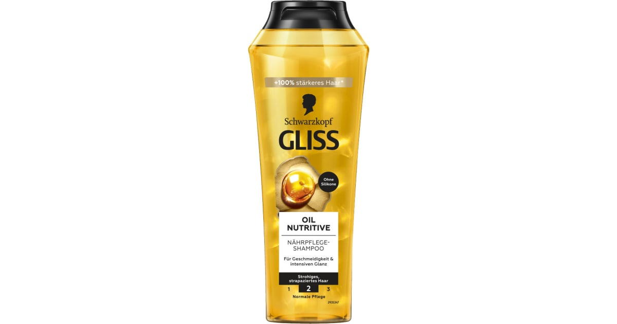 Schwarzkopf Gliss Kur Hair Repair Oil Nutritive Shampoo