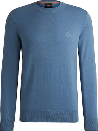 BOSS Pullover Kanovano Lichtblauw 50527583-459 kopen