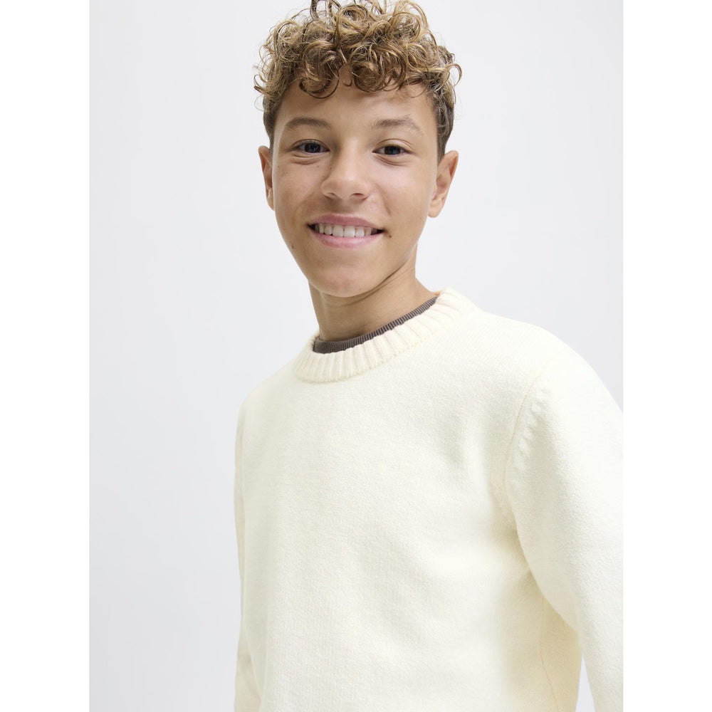 Køb Jack & Jones Junior Sea Salt Jornorrebro Strik Crew Neck Ln Jnr