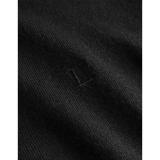 Les Deux Greyson Half-Zip Merino Striktrøje, Black, XXL