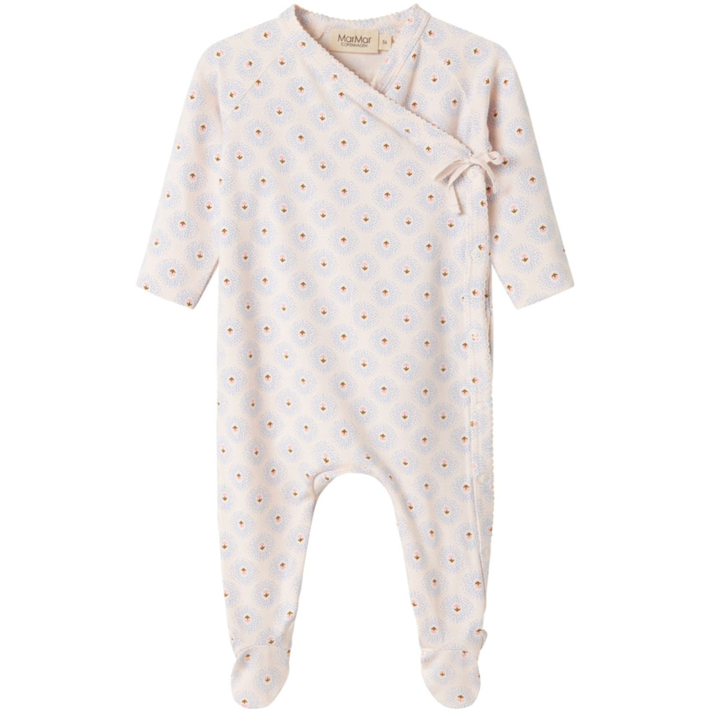 Køb MarMar New Born Modal Smooth Print Little Tulip Rubetta Onesies