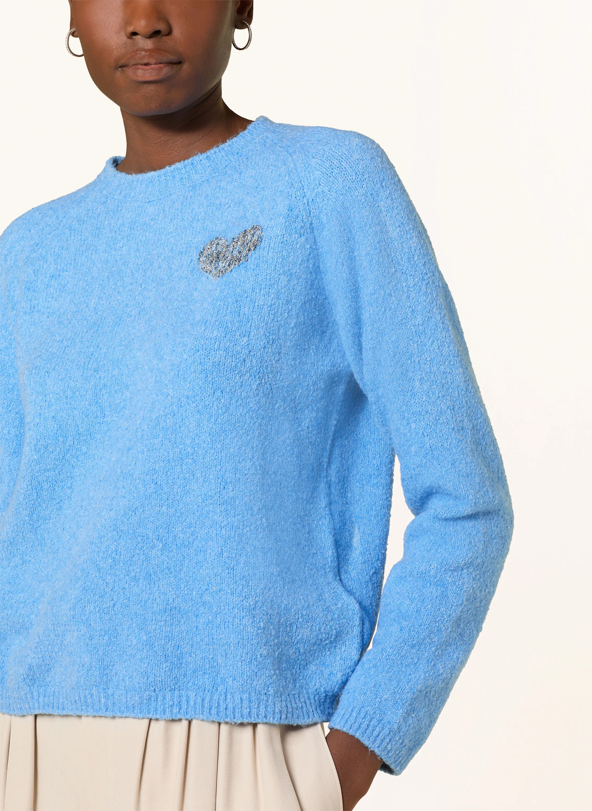Rich & Royal Pullover mit Glitzergarn