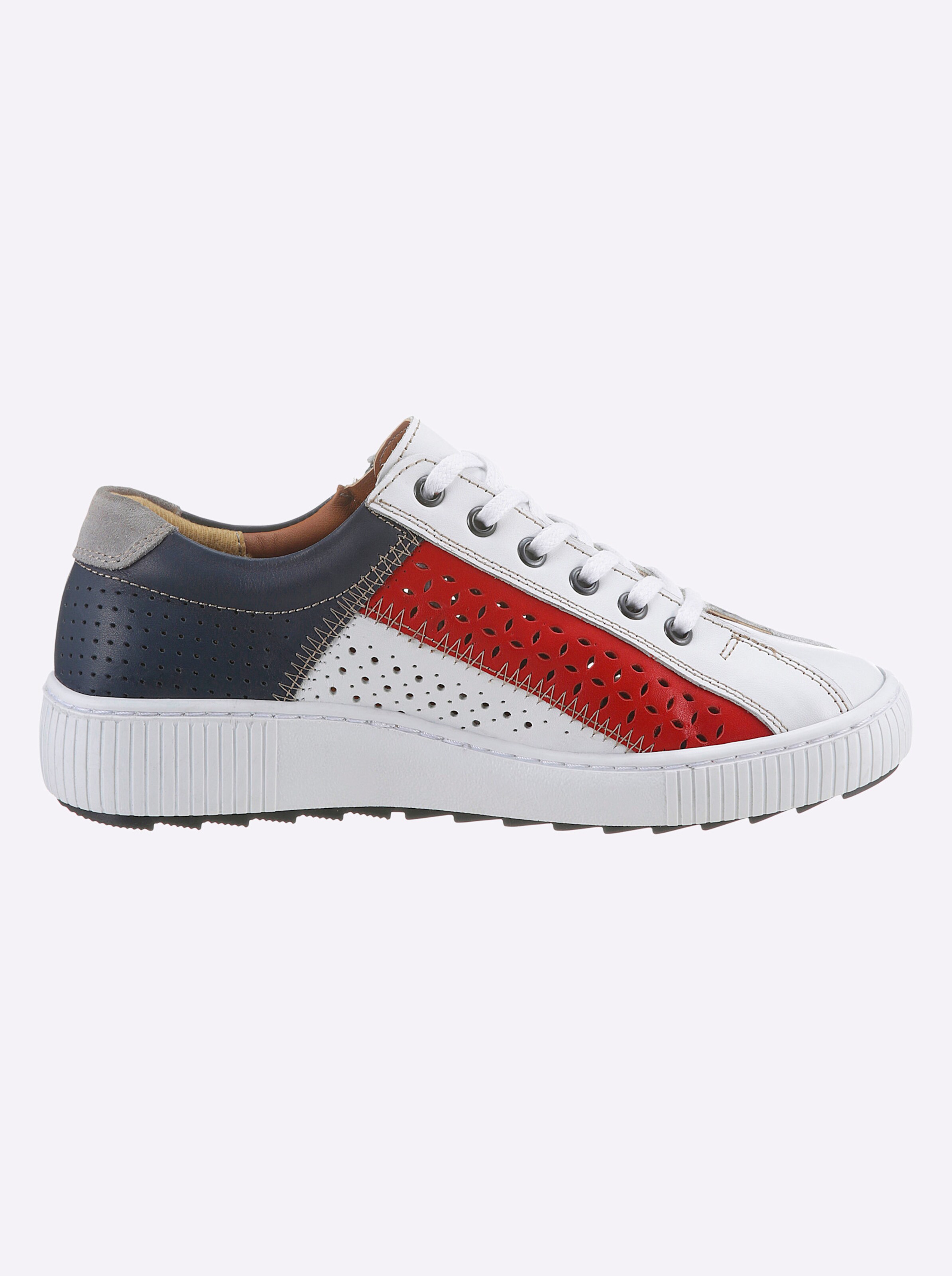 airsoft modern+ Sneaker in weiß-marine