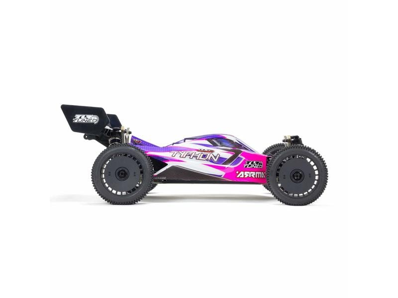 Arrma Buggy Typhoon TLR Tuned 4WD Roller, 1:8 4x4 Offroad Buggy in Roller Ausführung ohne Elektronik