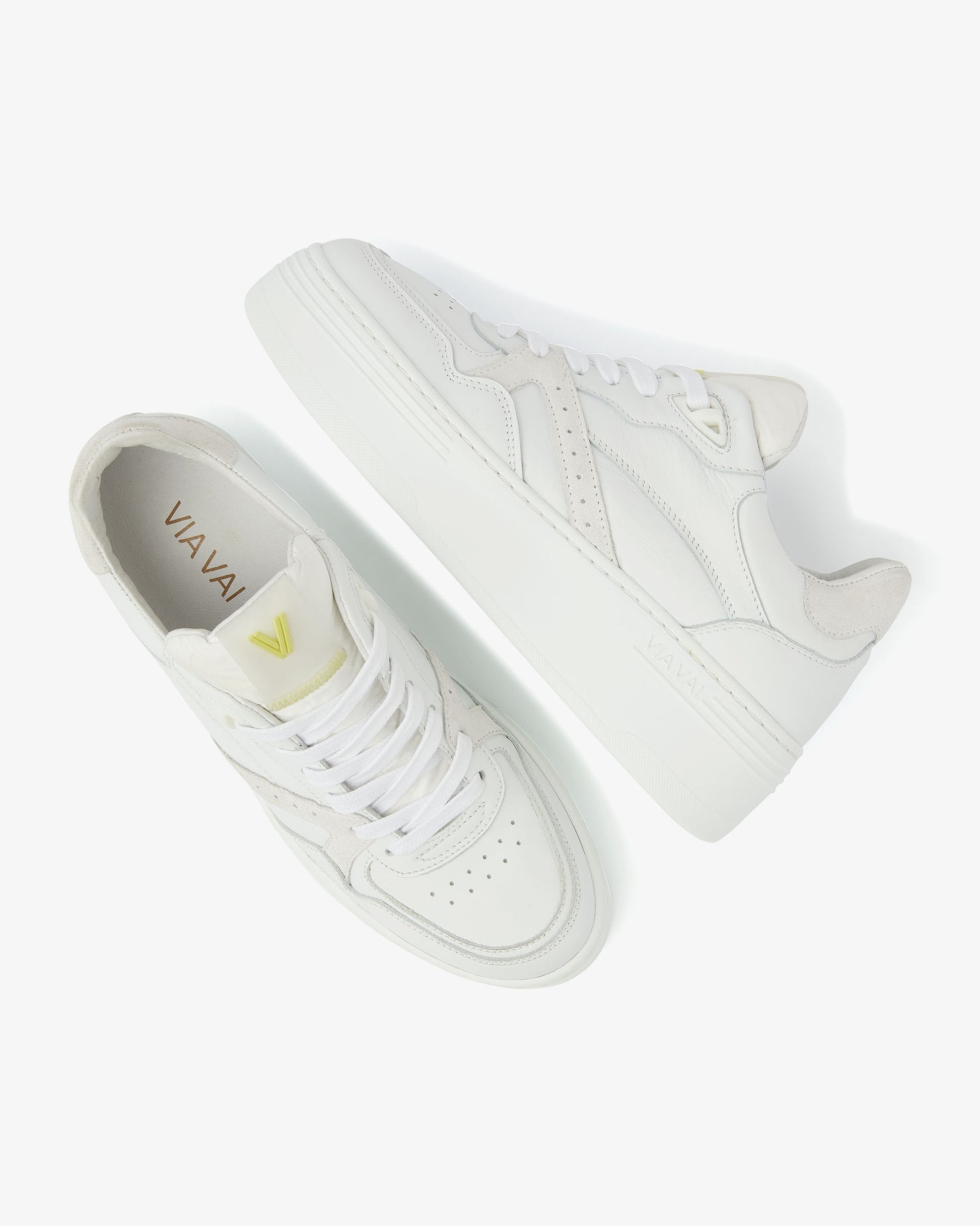 VIA VAI witte dames sneakers Isa Bo