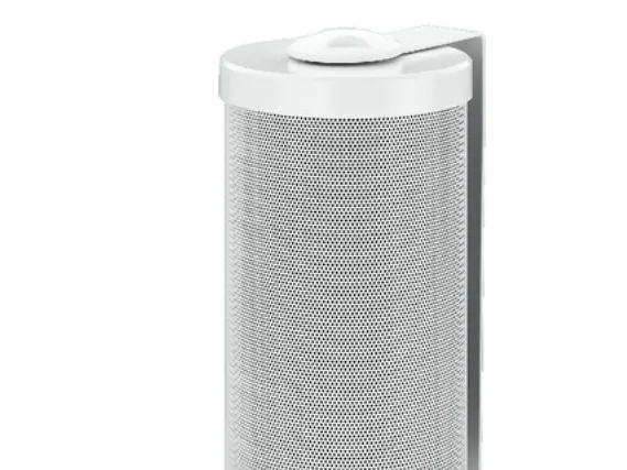 Monacor ESP-315/WS, 2-vejs, 1.0 kanaler, Ledningsført, 15 W, 75 - 20000 Hz, Sølv, Hvid