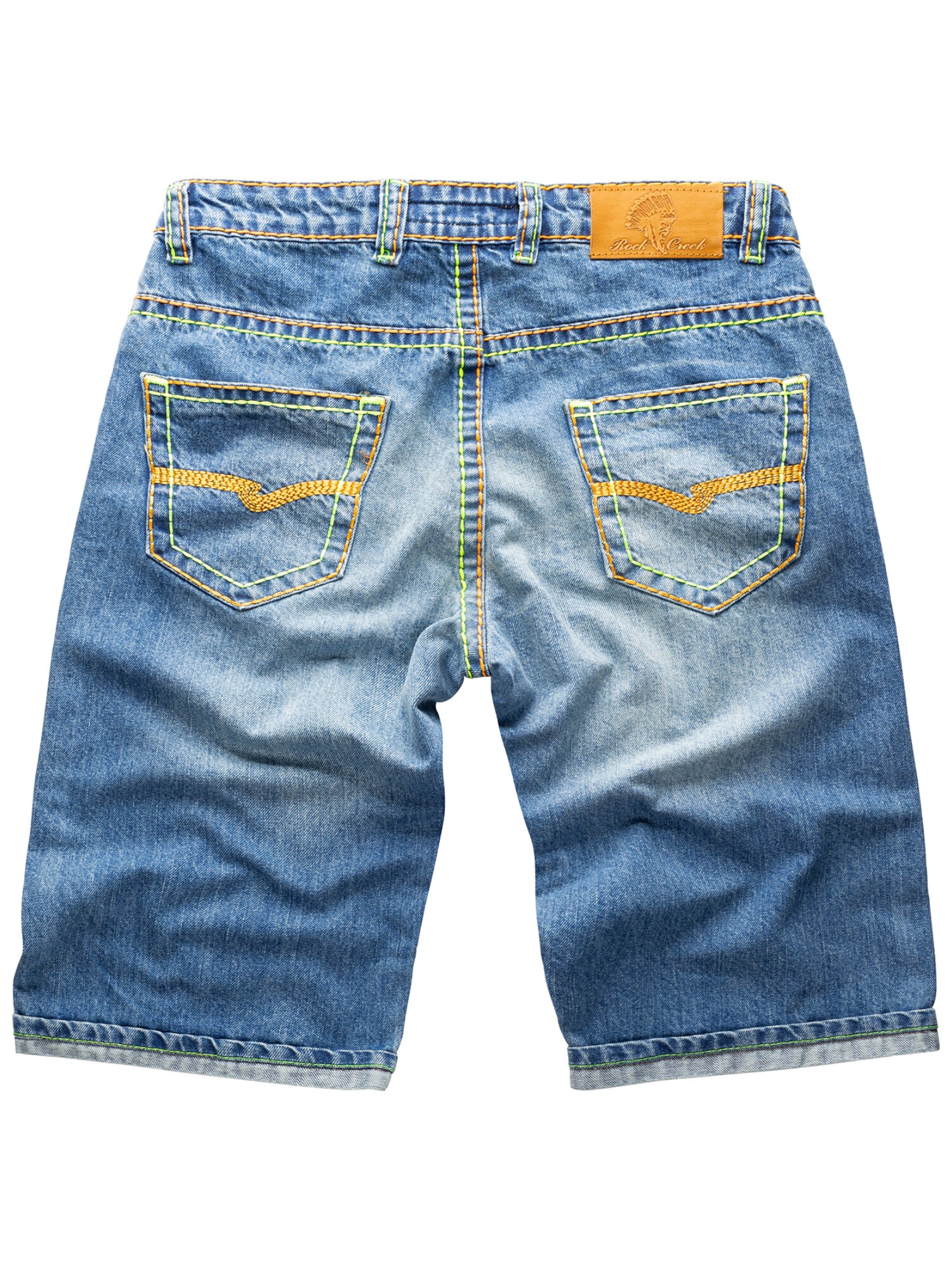 Rock Creek Shorts Jeansshorts dicke Naht Regular Fit