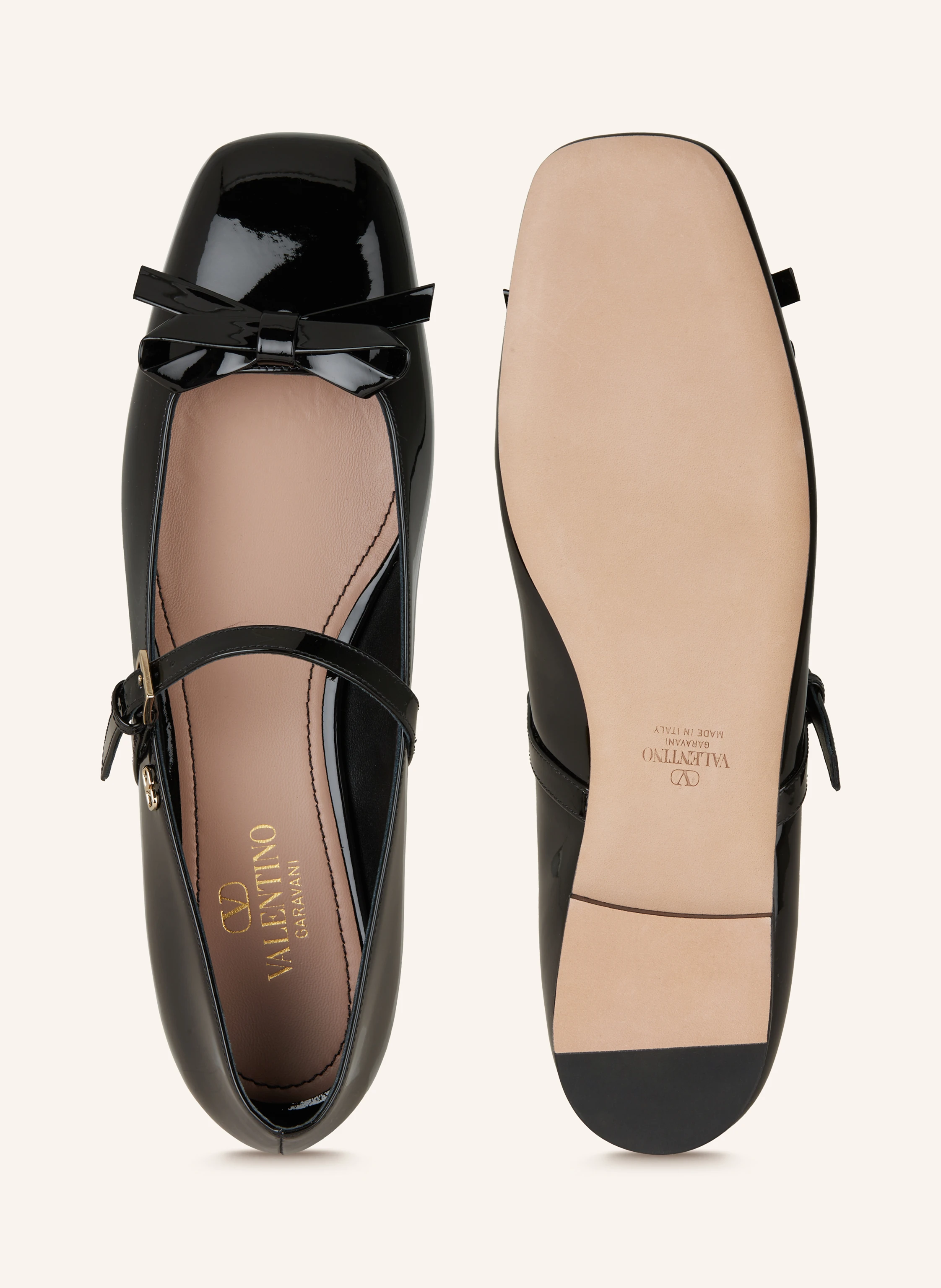 VALENTINO GARAVANI Mary-Jane-Ballerinas VLOGO