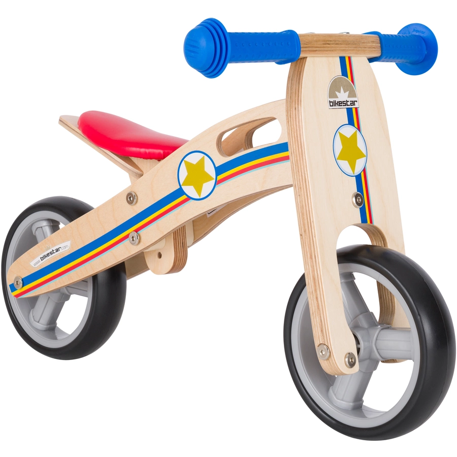 Bikestar Laufrad 7 Zoll Holz blau