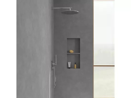 Mitigeur thermostatique encastré 2 voies VILLEROY ET BOCH Universal rectangle Chrome