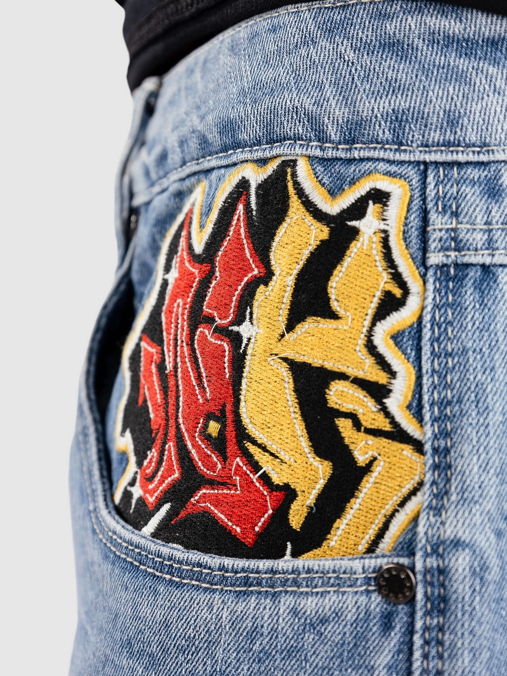 Ninth Hall Ambush Ember Baggy Jeans medium blue