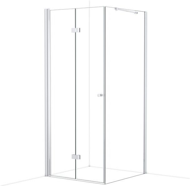 Diamond Douchecabine | 90x90 cm Chroom Helder glas Vouwdeur Vierkant