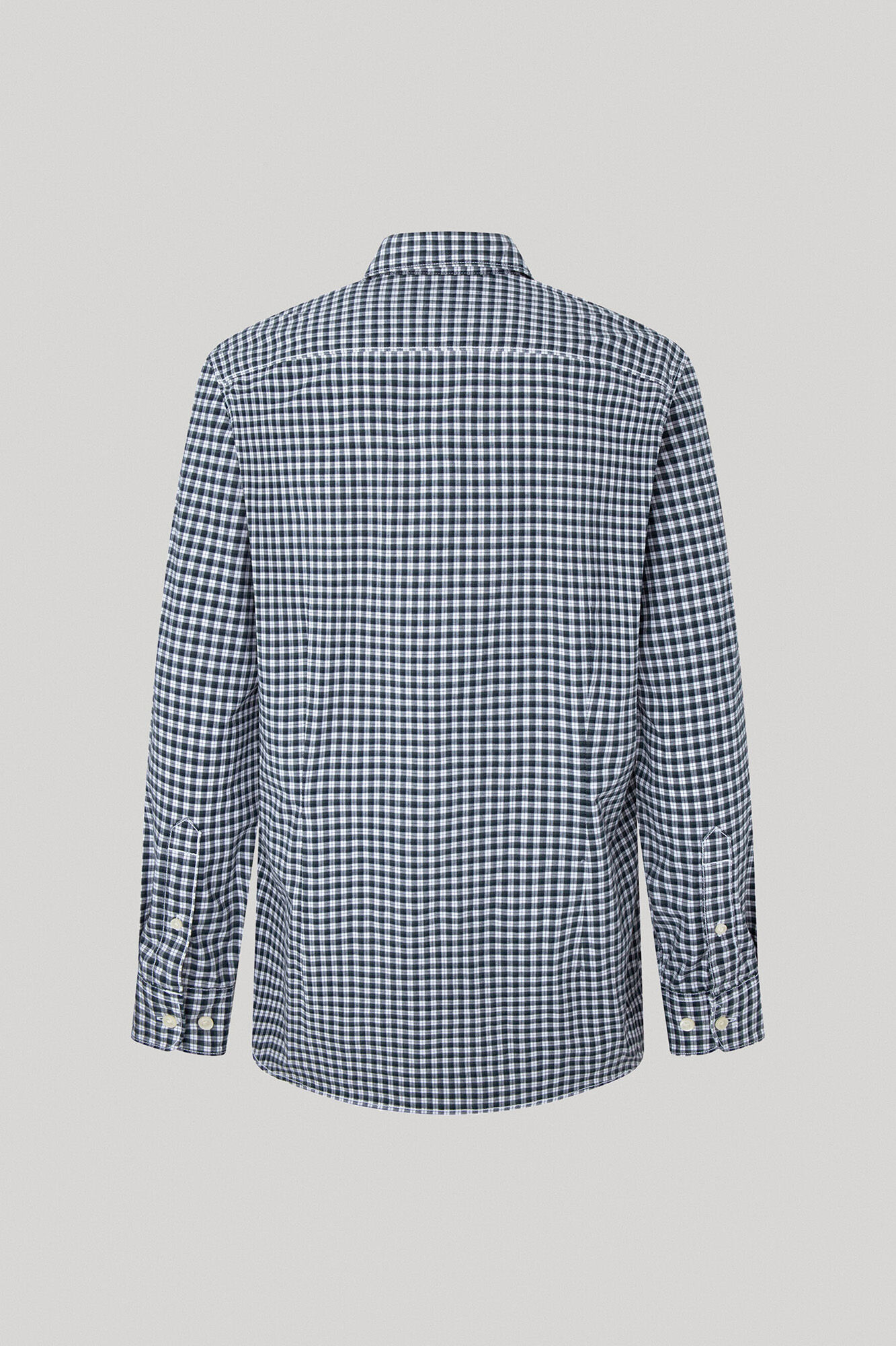 Camisa xadrez de corte justo