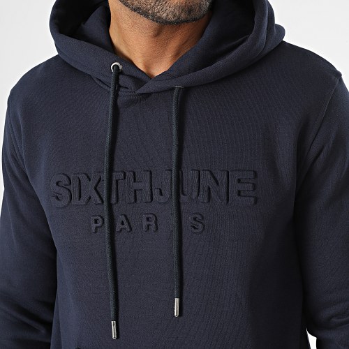 Sweat Capuche Bleu Marine