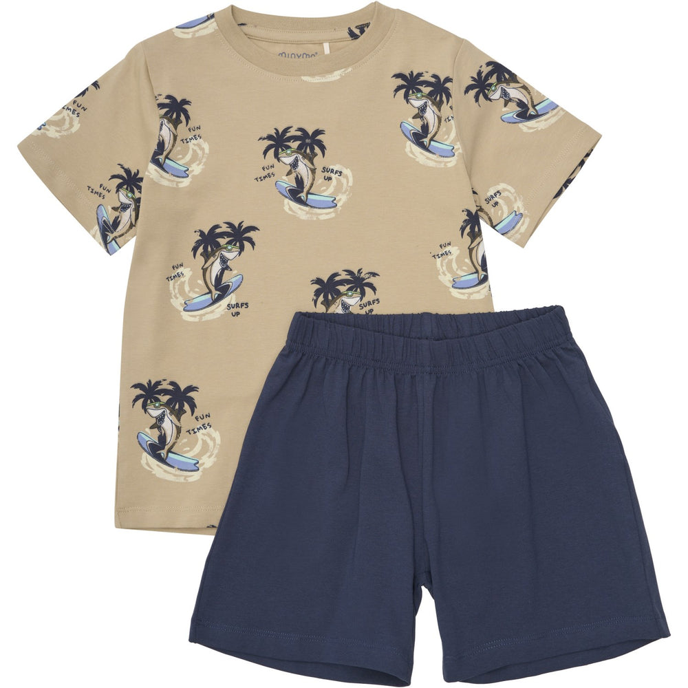 Køb Minymo Incense T-Shirt + Shorts Sæt AOP