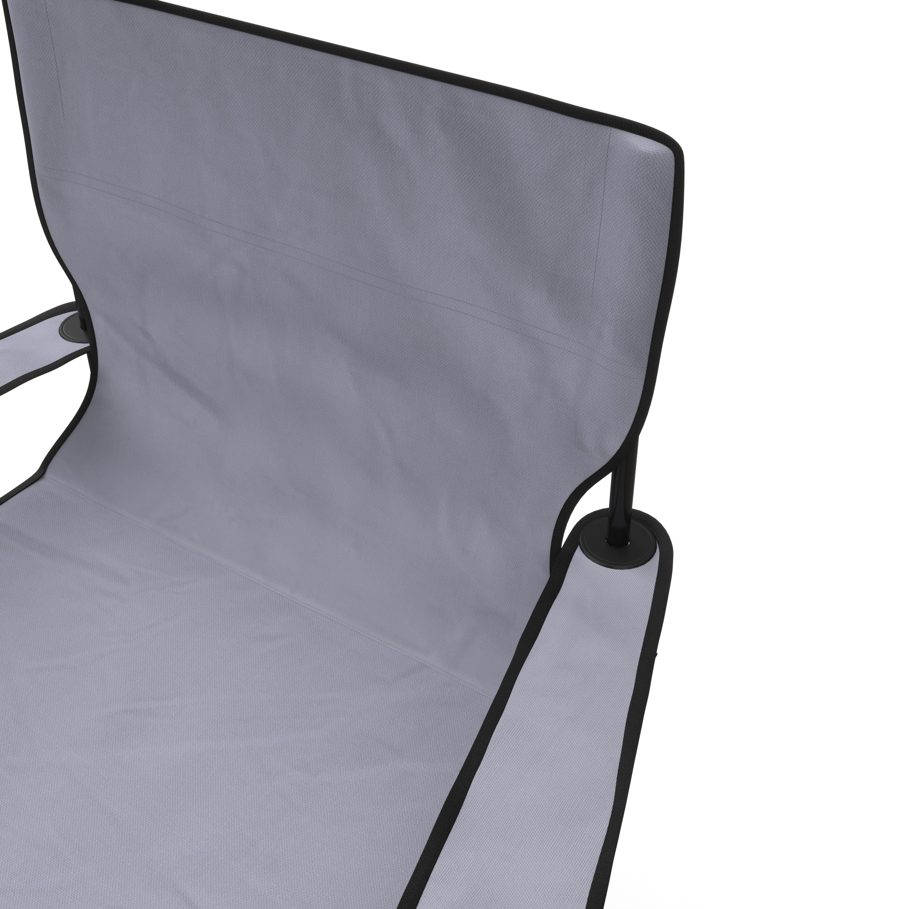 Campingstuhl 4er Set grau