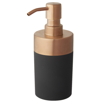 Atlantic zeepdispenser Zwart/Koper
