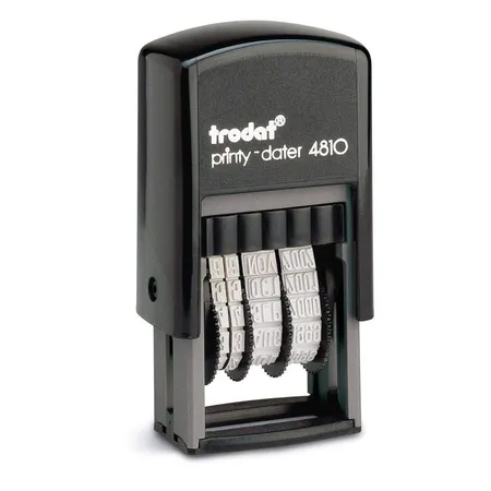 Trodat 514810 Datumstempel Printy 4810 Abdruck 3,8 x 20 mm