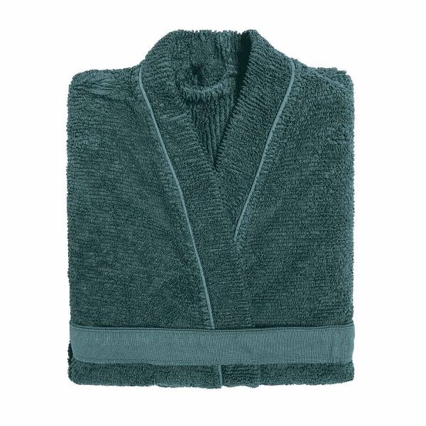 Sorema Roupão de Banho Kimono Ribbon Deep Baltic M - PSOR0395