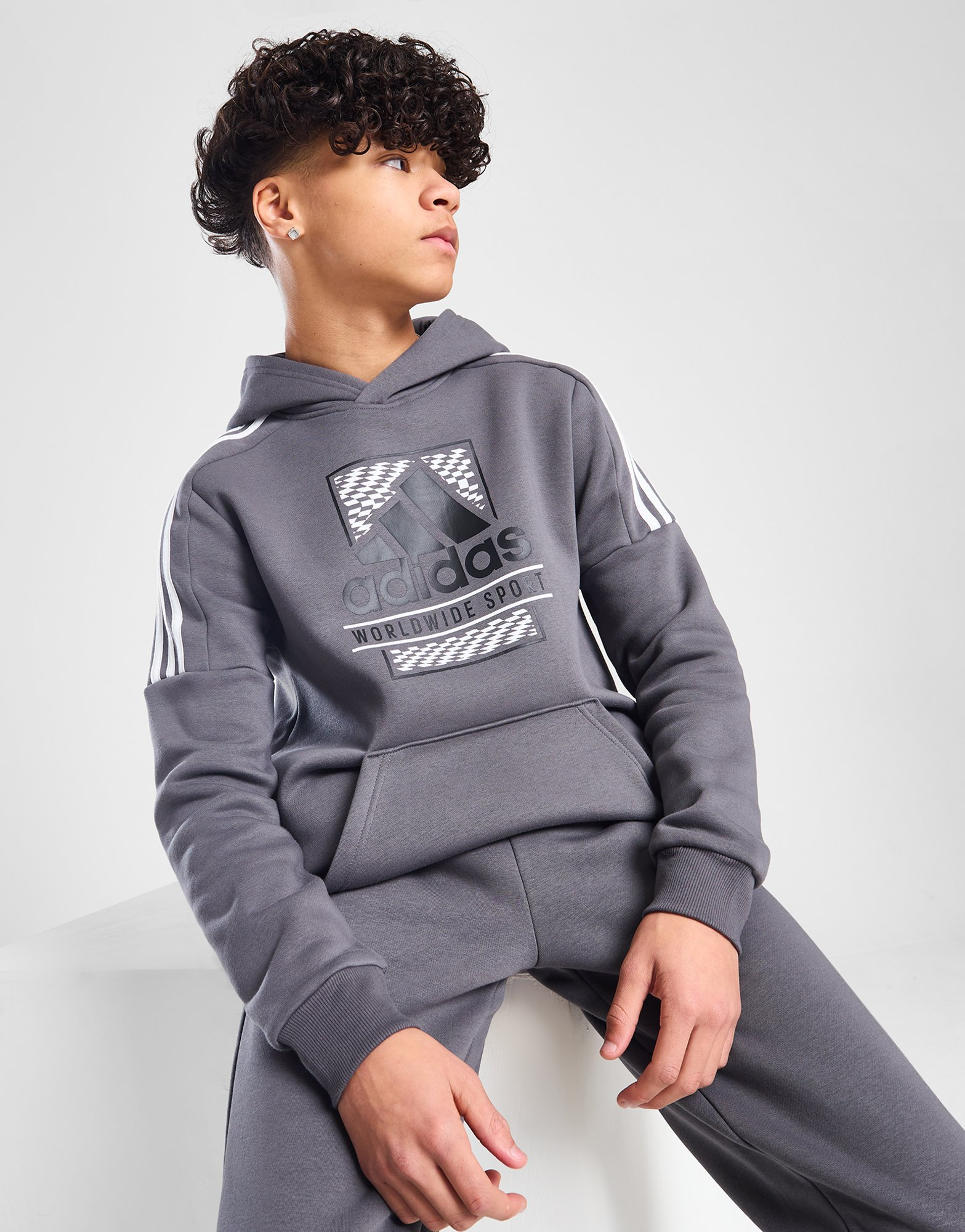 adidas Sweat à Capuche Logo Junior