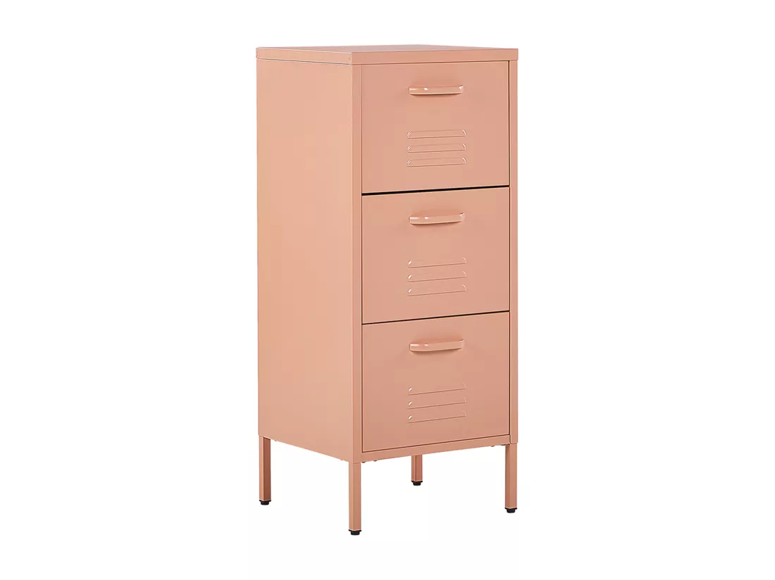 Meuble de rangement WOSTOK Métal Rose pêche