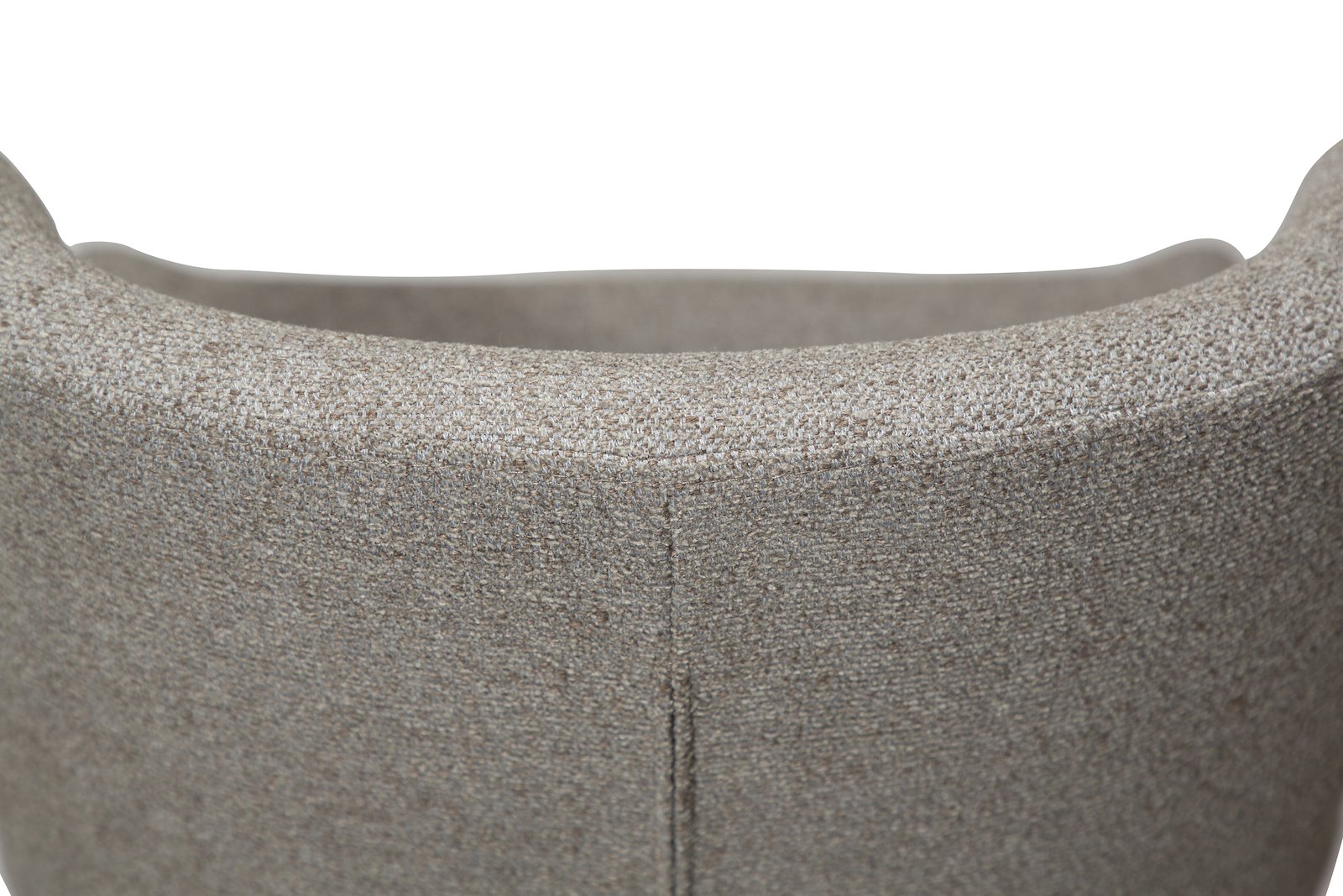 Glam kontorstol Tekstil Bouclé Pebble Earth med sorte ben