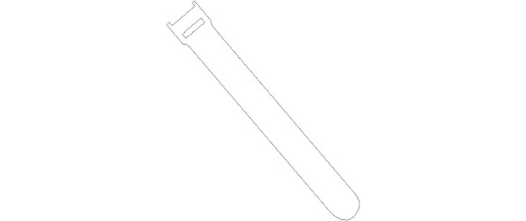 Klettkabelbinder ETK-3-2 13 x 200 mm Weiss, 100 StückKabelmanagement mit Klettverschlusssystem