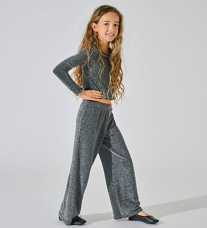 Kids Only Bukser - KogQueen - Sort m. Glitter