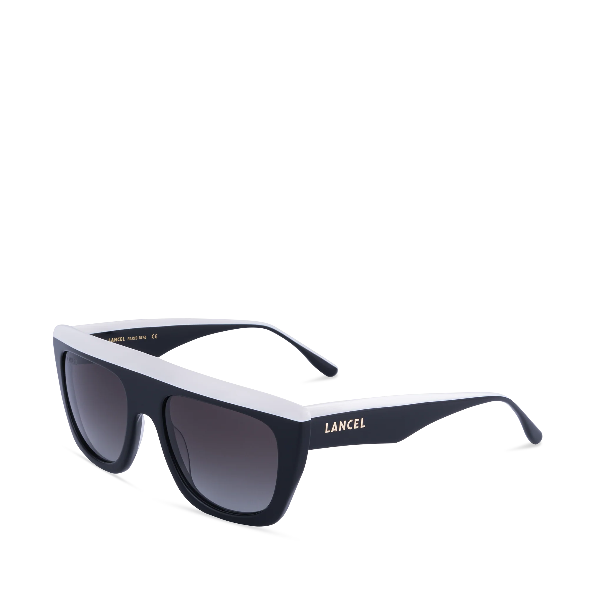 Lunettes de soleil Billie de Lancel-Noir/Blanc