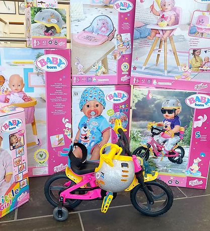 Baby Born Puppenzubehör - Fahrrad m. Stützrad
