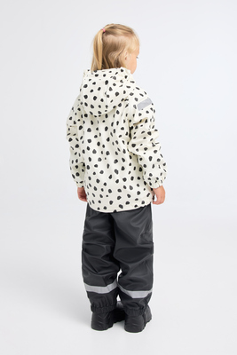 Nordbjørn Asperö Fôret Regnsett, Dots Black