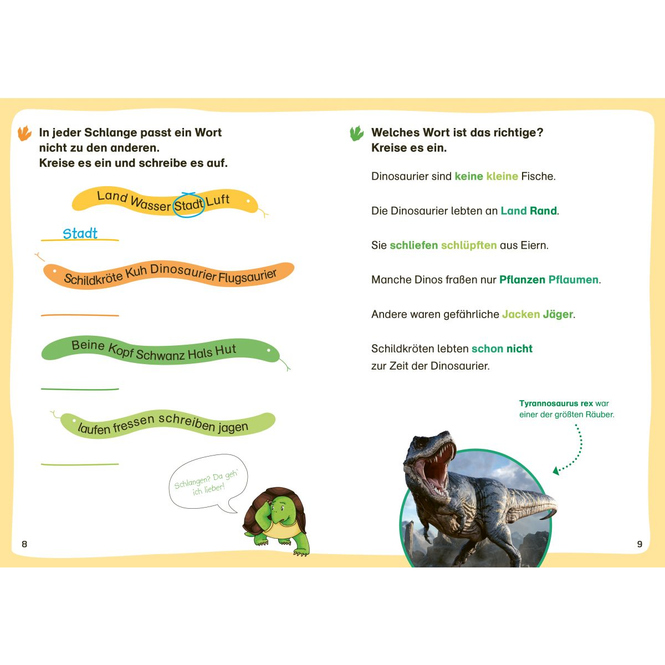 WAS IST WAS - Erstes LESEN - Leserätsel - Dinosaurier