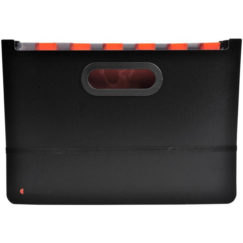 Trieur valisette extensible 24 compartiments Exadesk Exactive® - A4 - Noir