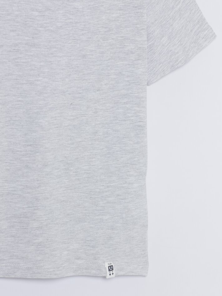 Pacote com 4 camisetas lisas de manga curta - Brancas