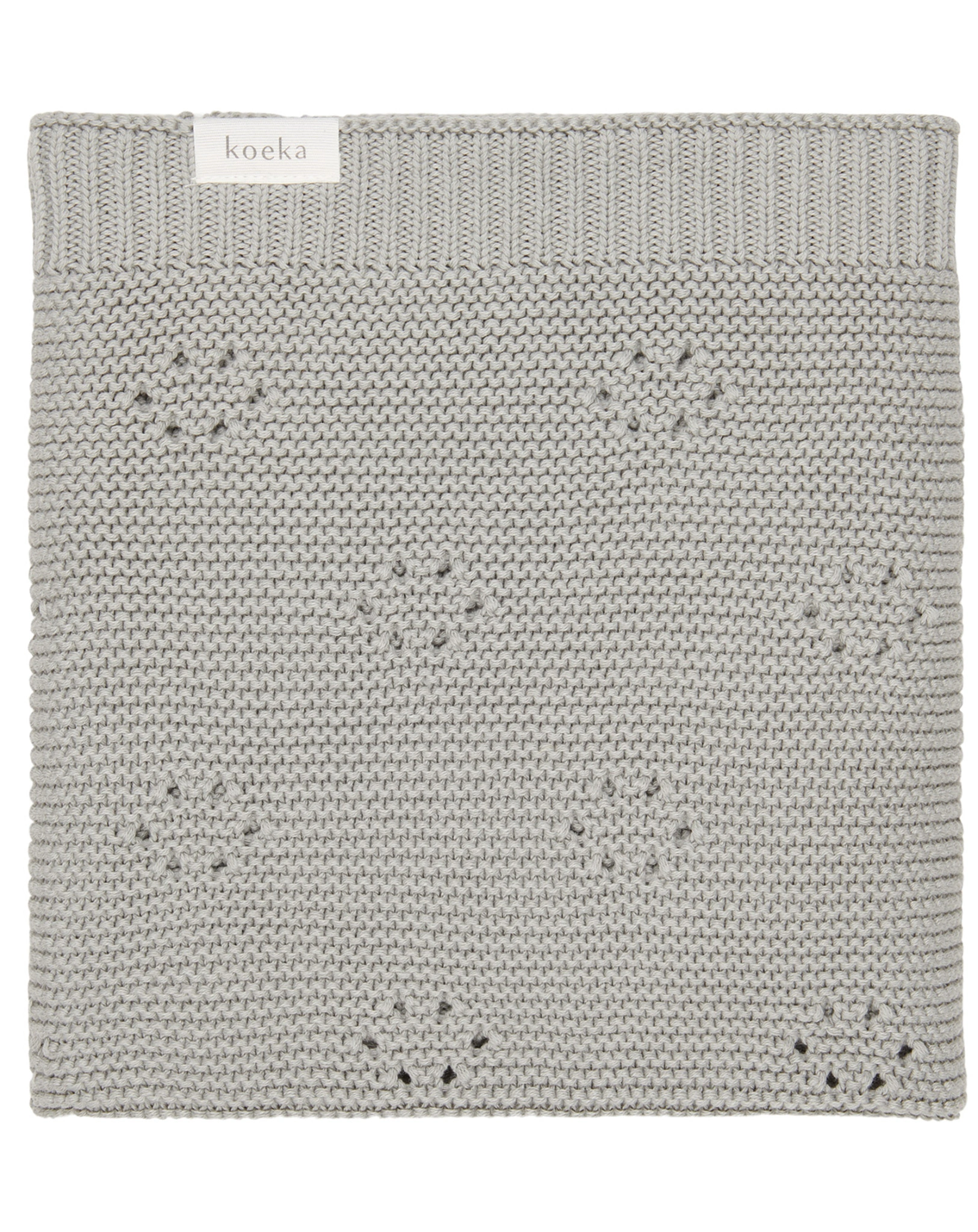 Babydecke LALINDE (75x90) in grey wave