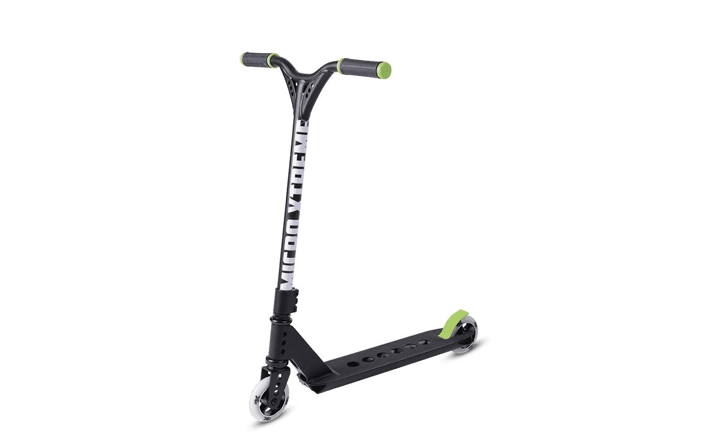 Stuntscooter Micro Trixx Schwarz<br>Scooter für Stuntfahrer